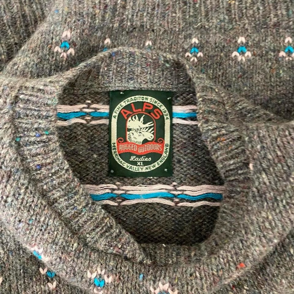 Alps Rugged Vintage Greige Sweater